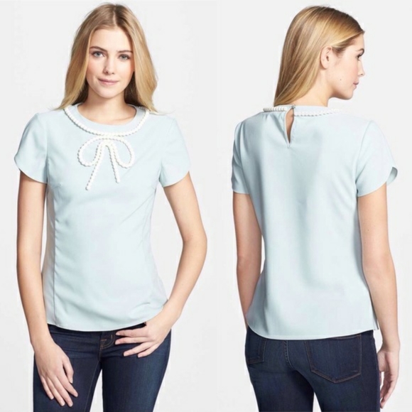 Ted Baker Ianete Beaded Bow Top - Picture 1 of 10